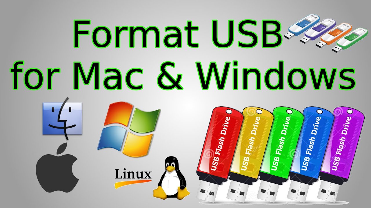format flash drive for windows mac
